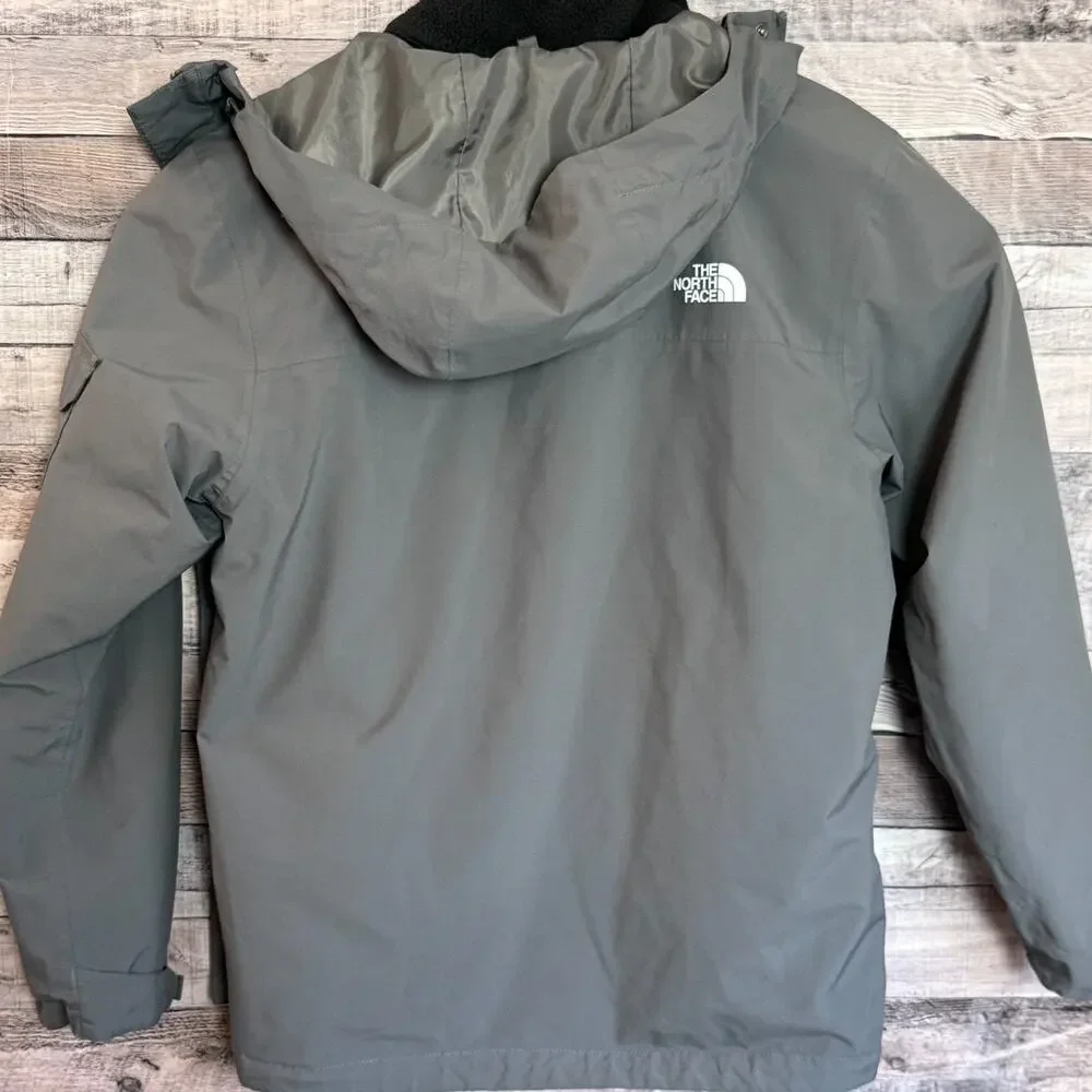 North Face Toro Peak Triclimate 3 in 1 Coat Mens Medium Gray Dryvent Hooded